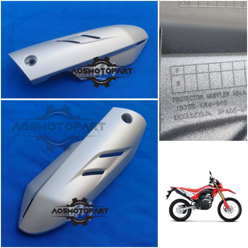 cover Muffler cover tutup knalpot CRF 150 ORI pelindung knalpot Honda CRF150L original honda knalpot