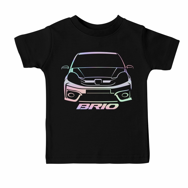 SAKAZUKI Kaos Baju Distro Anak Laki Laki Gambar MOBIL HONDA BRIO OTOMOTIF