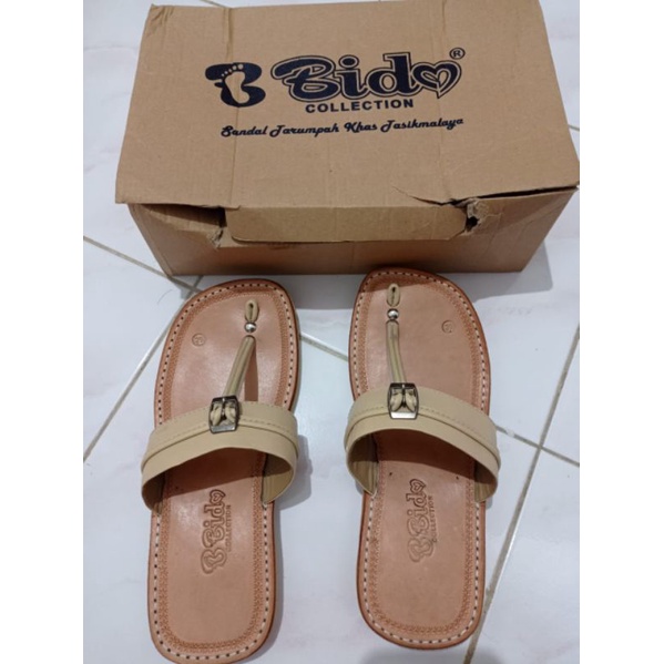 SANDAL KULIT PRIA TARUMPAH MURAH Merk BIDO