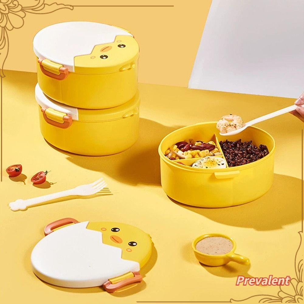 Preva BentoBox Anti Bocor Mudah Dibersihkan Mini Sealed Waterwash Kawaii Snack Wadah Makanan Sandwich