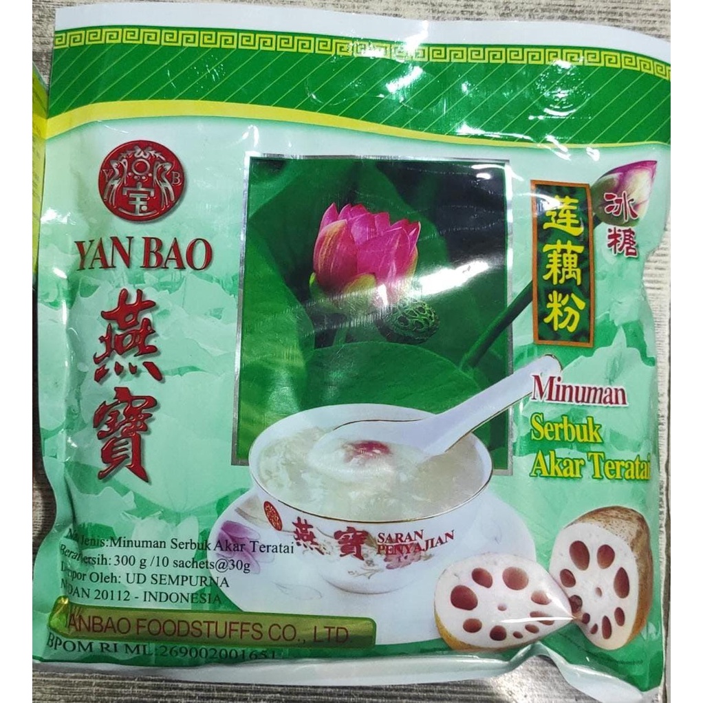 

Yan Bao Bubuk Akar Teratai (Tepung Yan Bao Lotus Root Powder) 10 scht