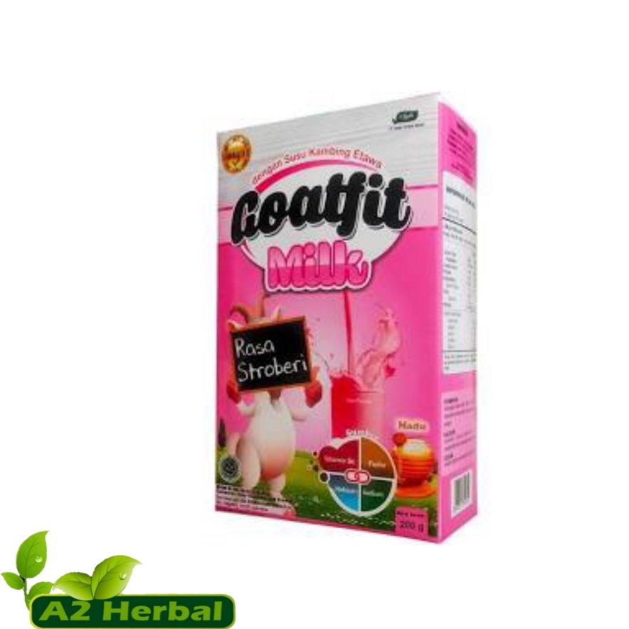 

Susu Kambing Etawa Goatfit Milk Strawberry | Goat Fit Stroberi Per Box Kemasan 200 gr