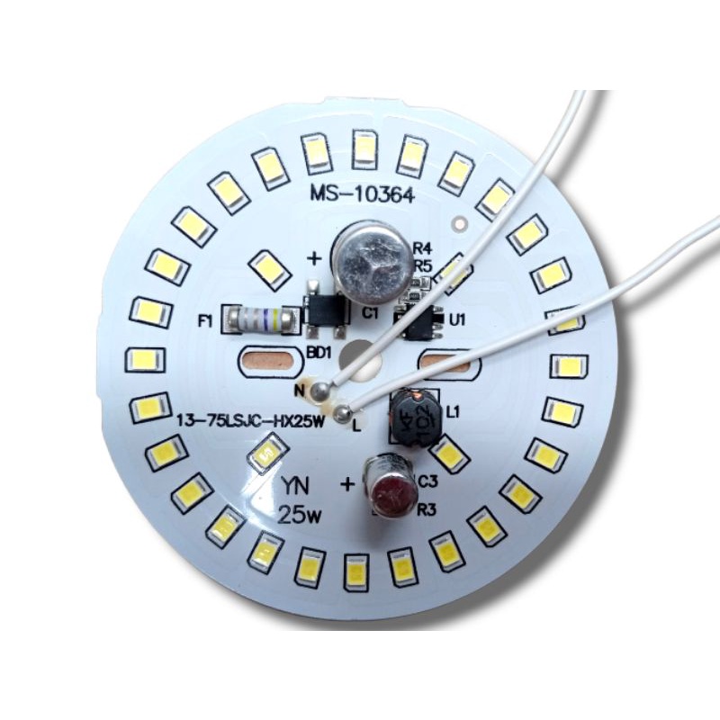 PCB Led Ac 25 watt Bm (kode hitam) Diameter 74mm