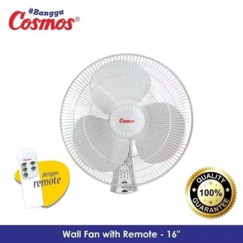 COSMOS Wallfan 16-WFCR kipas angin cosmos 16&quot; + remote