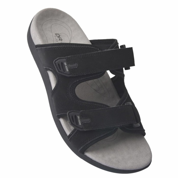 Sandal Pria Dr Kong Kesehatan Black S9000159 - W .Letha