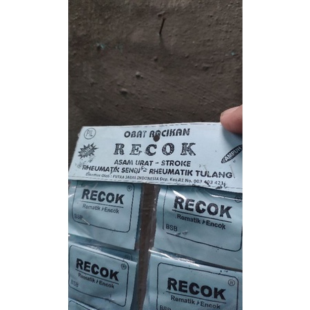 

OBAT TRADITIONAL RECOK
