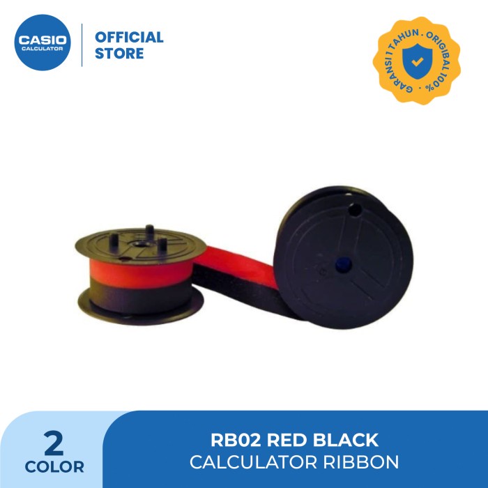 

TERBATAS Casio RB-02 Red-Black Calculator Ribbon