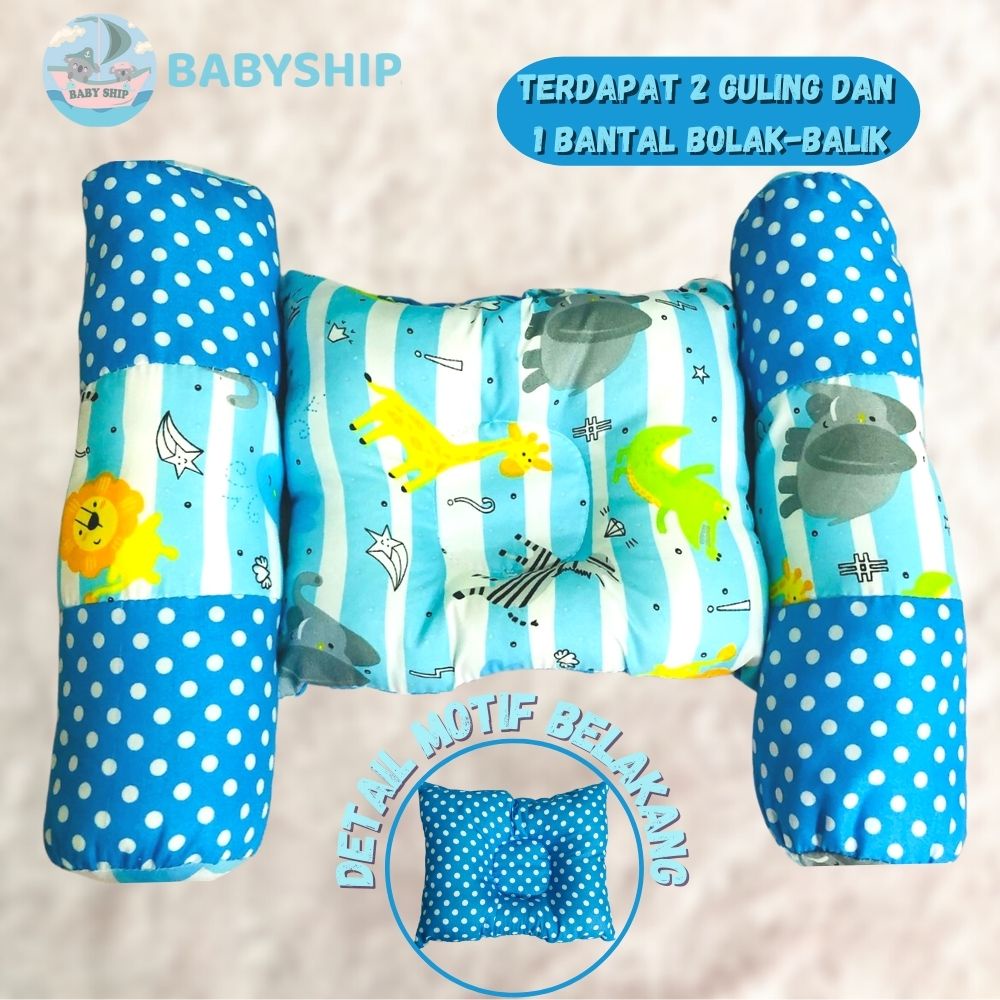 Kasur Bayi Kelambu Tenda / Tempat Tidur Bayi Set Bantal Guling Free Tas Mika [ Merk babySHip ]