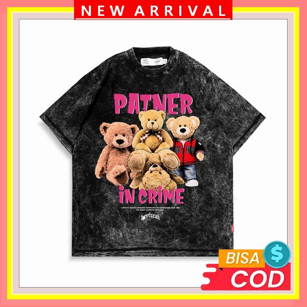 Kaos Tshirt Baju Obral Murah Combed 30S Distro Gojek Polos Custom Indonesia Pria Wanita Keren Kata L