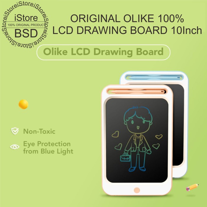 Drawing Olike Lcd Drawing Board - Papan Belajar Menggambar Anak