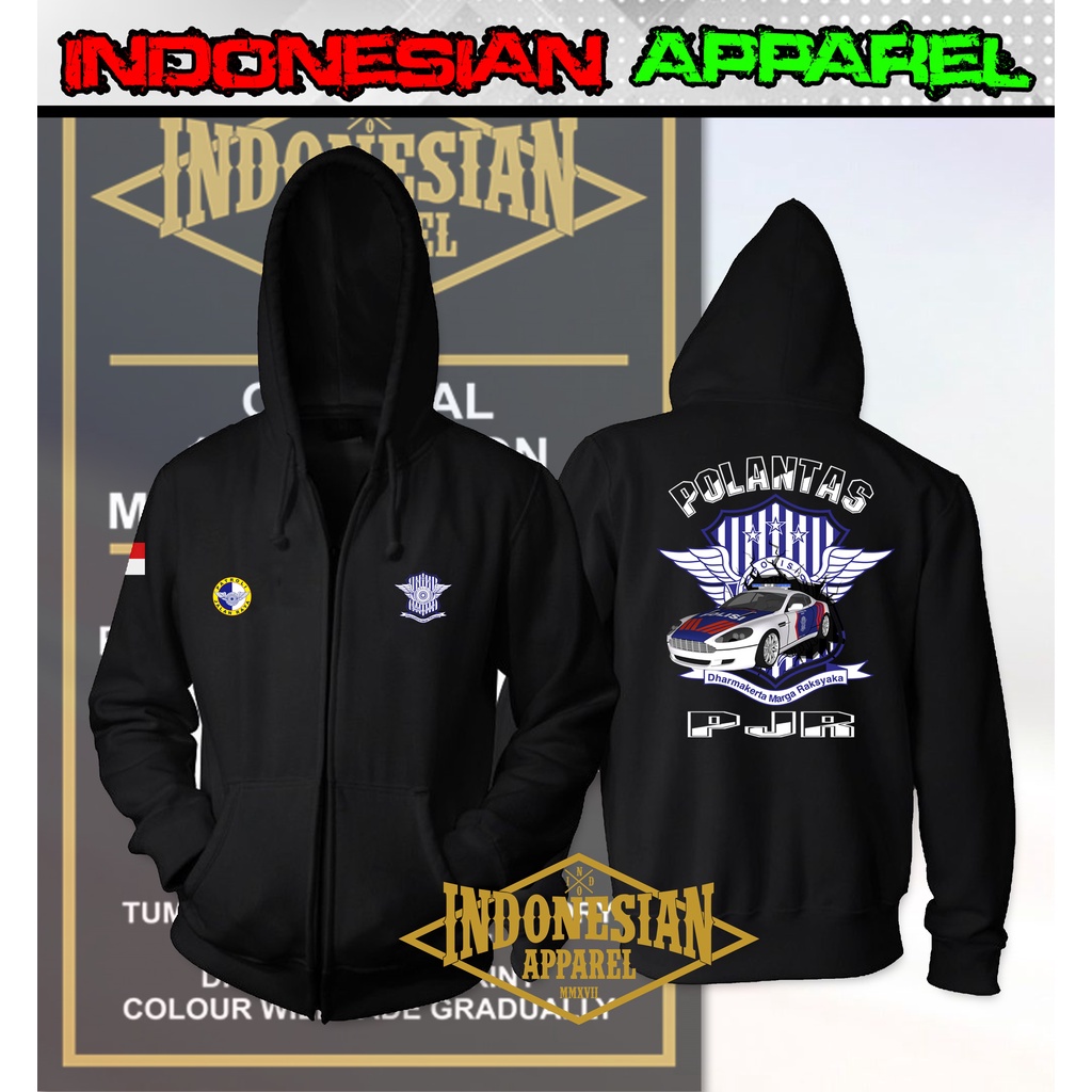 Hoodie Jaket Hoodie Zipper Distro Pria Polantas PJR A 2