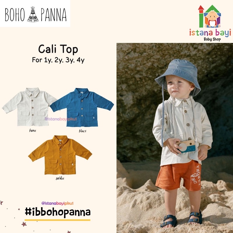 BOHOPANNA CALI TOP - ATASAN LENGAN PANJANG ANAK 1-10 TAHUN - JAKET ANAK