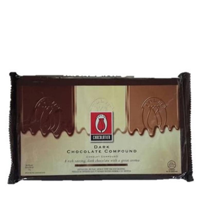 

[BAYAR DITEMPAT] Tulip Dark Chocolate Compound 1 kg