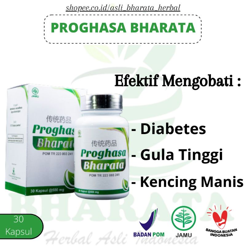 Obat Diabetes | Obat Penurun Kadar Gula | Obat Kencing Manis | Proghasa Bharata | 100% Original Bhar