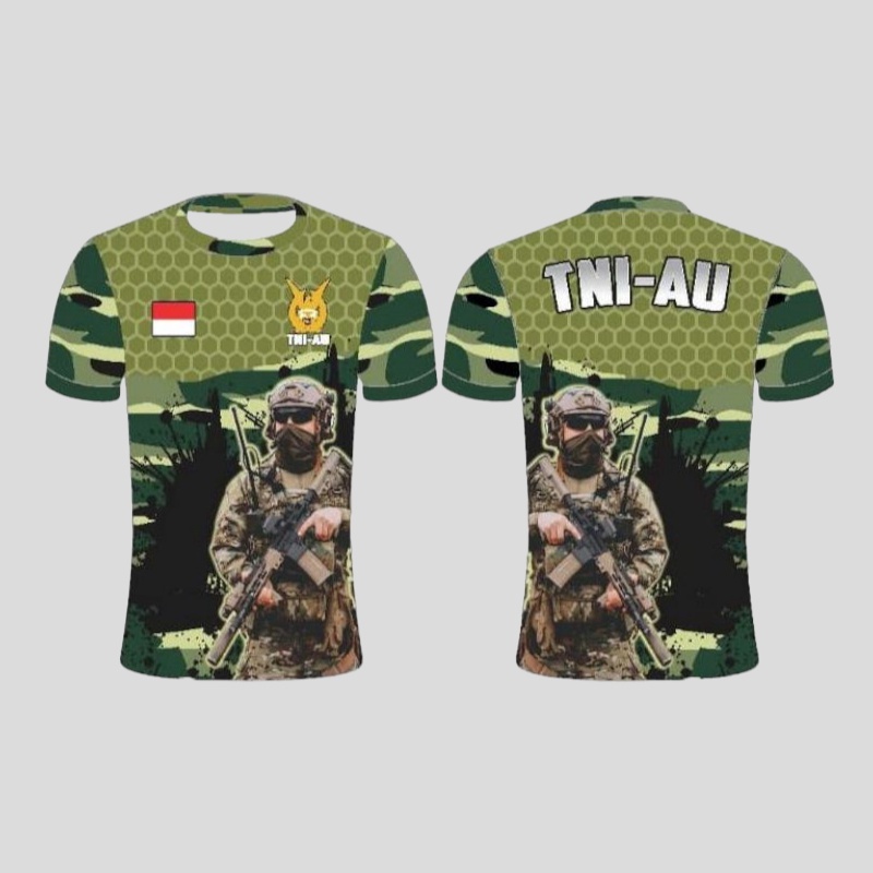 JERSEY KIDS TNI KAOS ANAK LORENG BISA COSTOM NAMA || JERSEY TNI AD TNI AU TINI AL POLISI MILITER || 