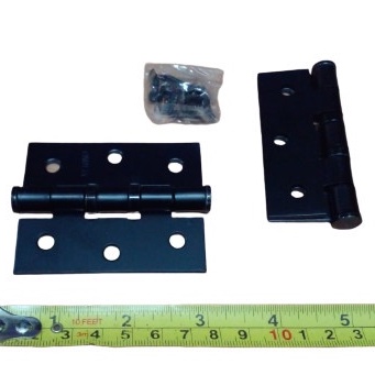 ENGSEL TEBAL 3&quot; BLACK HITAM/ENGSEL JENDELA PINTU RUMAH KANDANG LEMARI/Engsel Pintu Tebal Iron Hinge BERKUALITAS