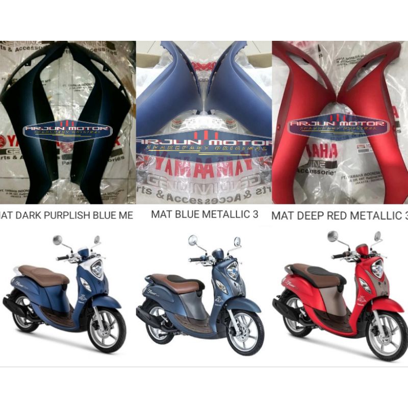 leg shield,sayap depan body depan kanan kiri fino grande 125 original yamaha