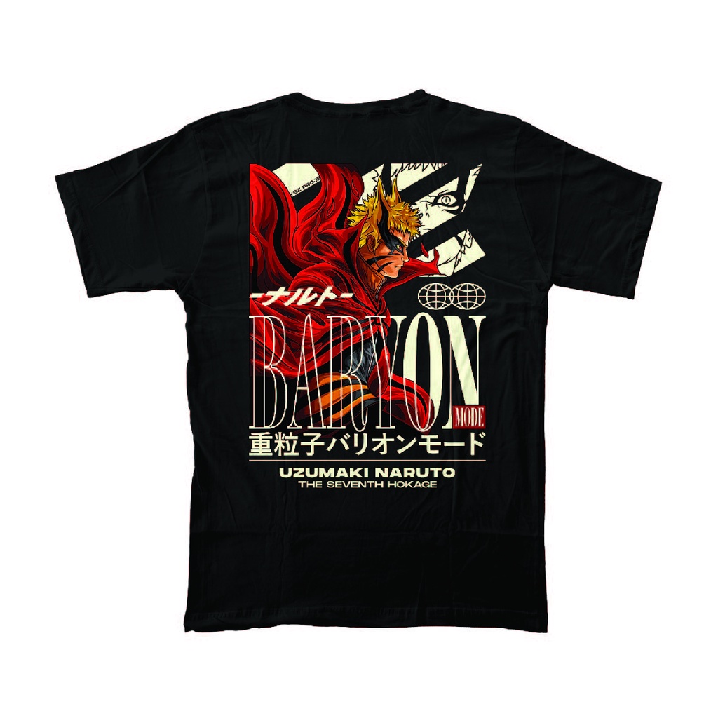 T-Shirt / Kaos / Streetwear YSZ Project - Naruto Baryon Mode V1