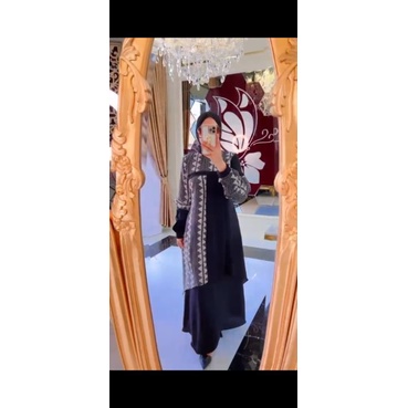 latifa dress prada crepe mix ceruty babidol