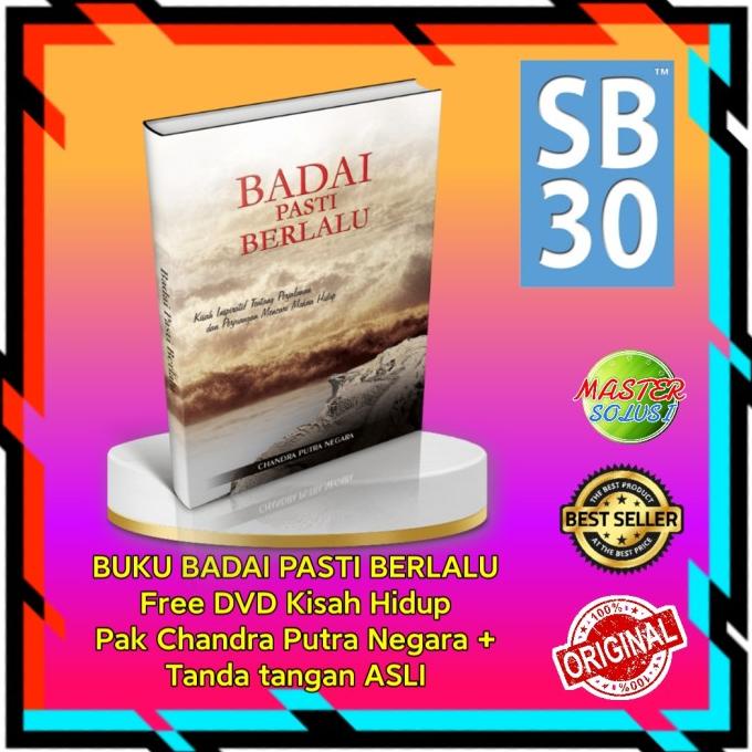 

Buku Badai Pasti Berlalu Karya Chandra Putra Negara (Free TTD + DVD)