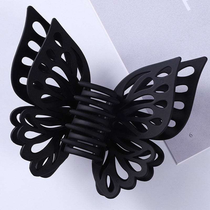 Wanita Ekstra Besar Klip Cakar Rambut Klip Berongga Kupu-Kupu Jepit Rambut Hair Clip Acrylic Mandi Jepit Untuk Gadis Hadiah Aksesoris Rambut