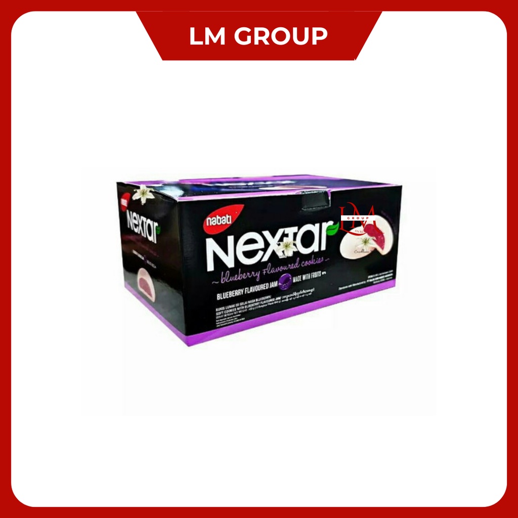 Nabati Nextar Nanas/Brownies/Strawberry/Blueberry 1 Box Isi 10 pcs @40gr