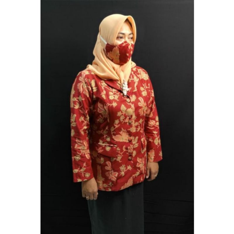 Blazer Batik Dharmawanita / Blazer DWP murah terlaris