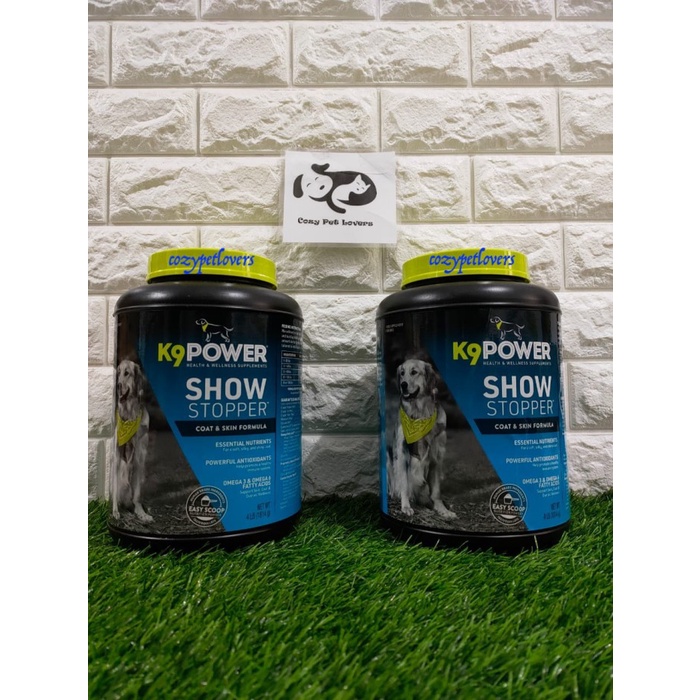K9 POWER SHOW STOPPER UNTUK ANJING / SUPPLEMENT VITAMIN ANJING