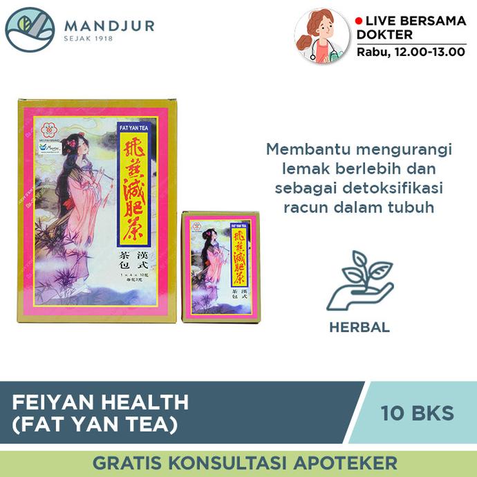 

[BISA COD] Feiyan Health Tea (Fat Yan Tea) - Teh Pelangsing dan Penurun Lemak