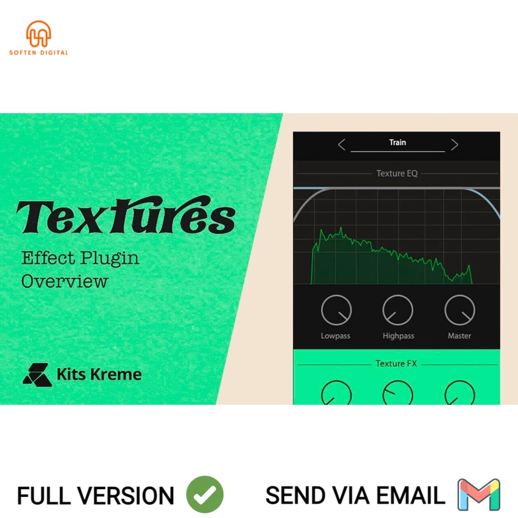 Jual Kits Kreme Textures VST PLUGIN vinyl crackle, mechanical noise