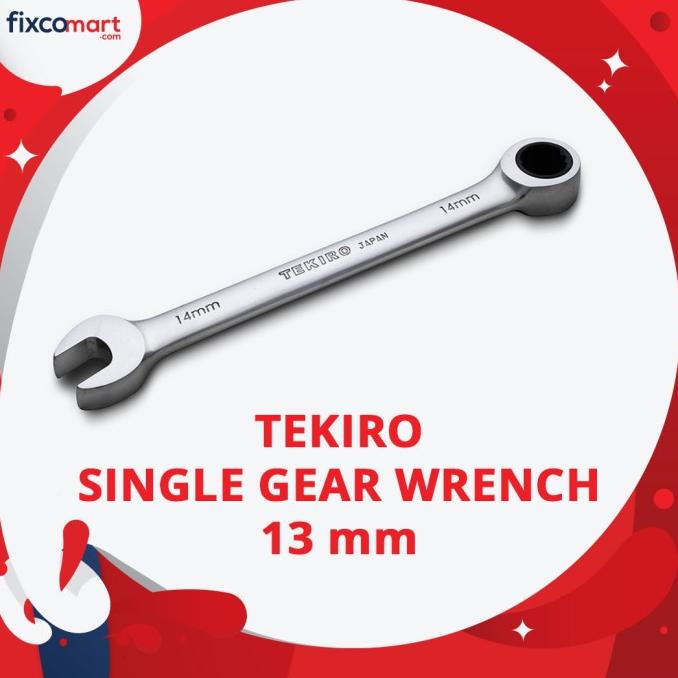Tekiro Kunci Ring Pas Ratchet 13 mm Panjang fixco dijamin