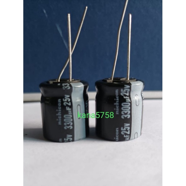 Kapasitor Elco 3300uf 25v Nichicon
