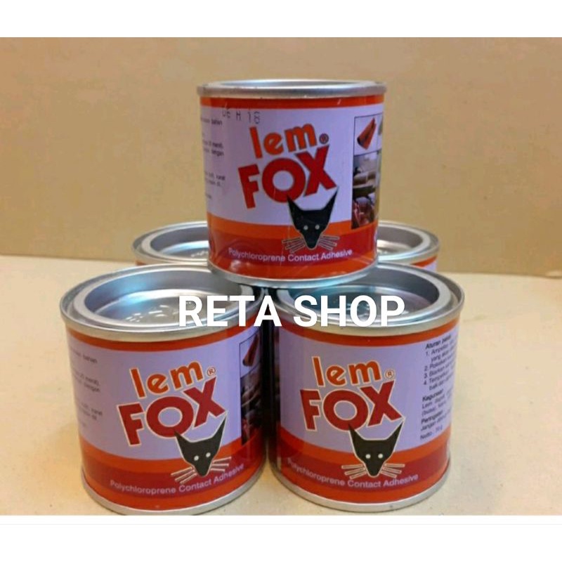 

Lem FOX kuning serbaguna isi 70 gr/kaleng