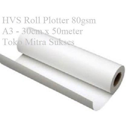 

Kertas Hvs Roll Plotter 80Gsm 30Cm X 50Meter