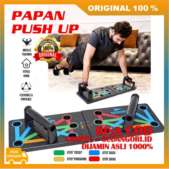Board Push Up Alat Bantu Push Up Stand Push Up Lipat ORIGINAL