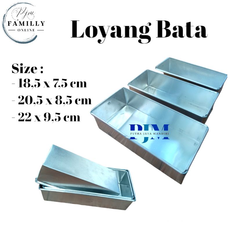 Loyang BATA / Loyang Kue Brownies Tinggi 6cm