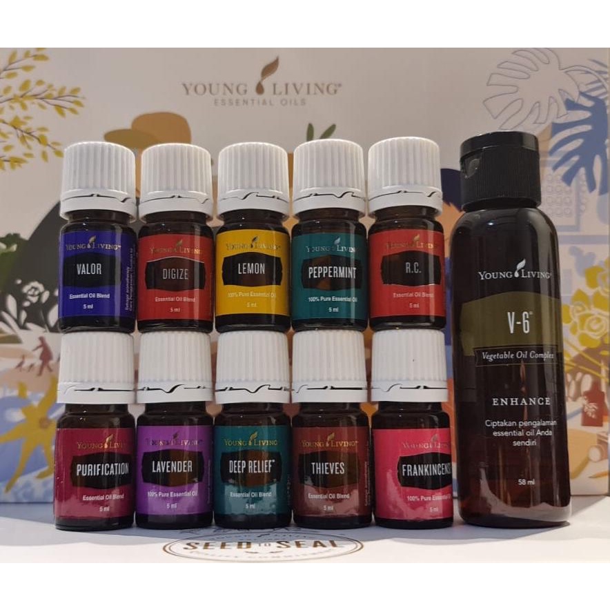 Jual YL 5ml peppermint young living, thieves young living, lemon young