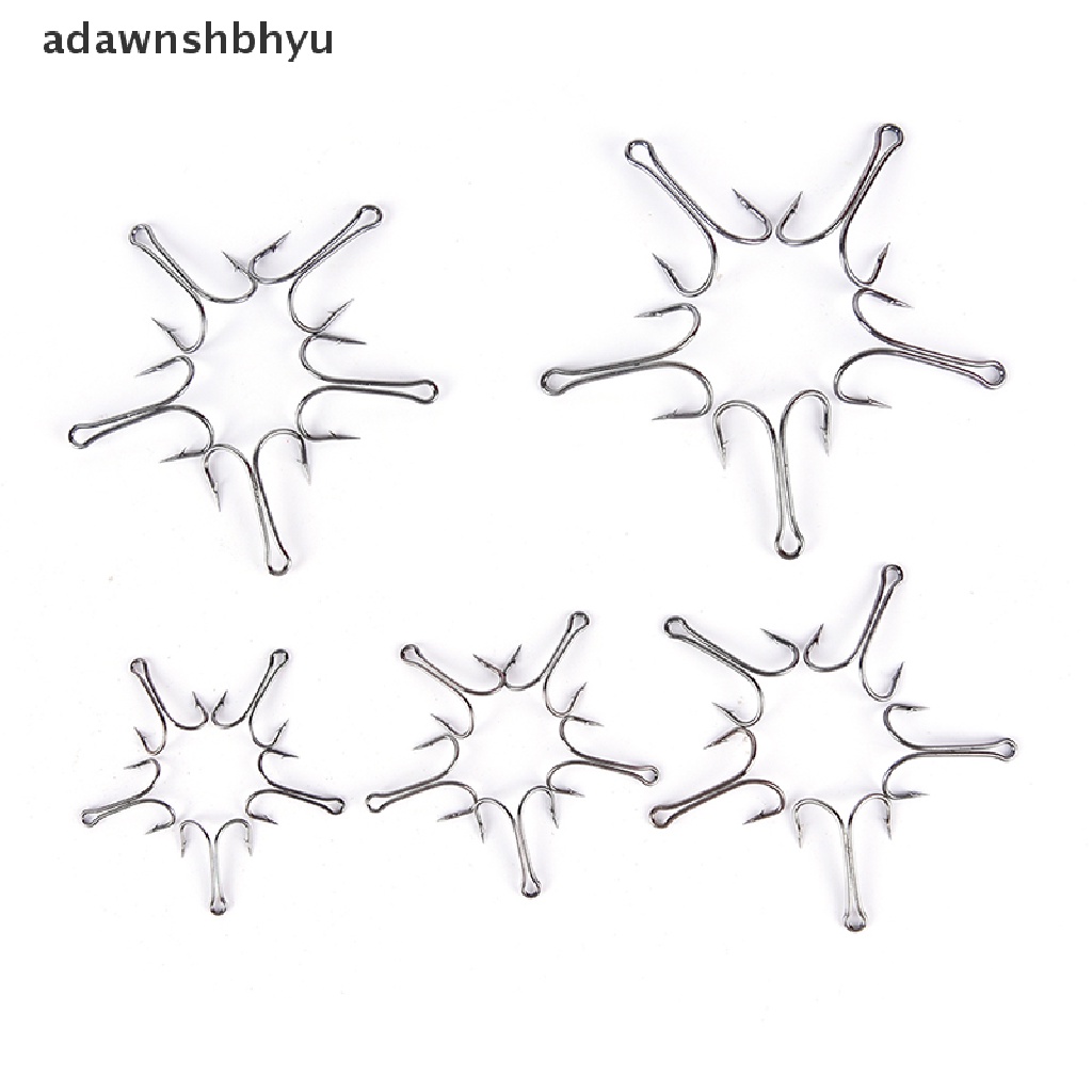 Adawnshbhyu 50 Pcs Ganda Baja Karbon Tinggi Hitam Memancing Kait Jangkar Ganda Kait Air Asin 50 Pcs Kait Pancing Ganda Mengikat Lalat Kecil Kait Jangkar Ganda 50pcs Baja Karbon Tinggi Ganda
