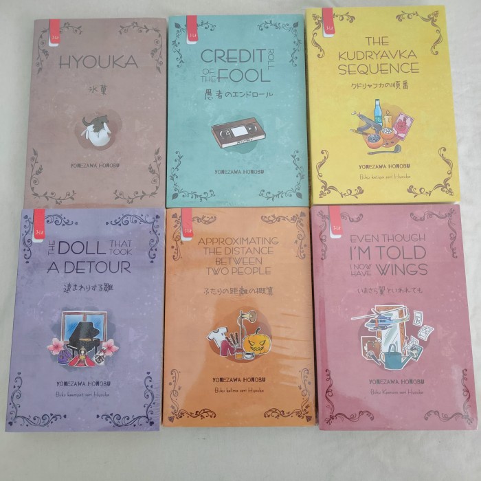 Novel Novel Hyouka (1 Set)