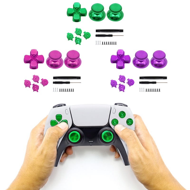 Btsg 20in1 Metal Button Keys Set ABXY Buttons Kit Pengganti Controller Game
