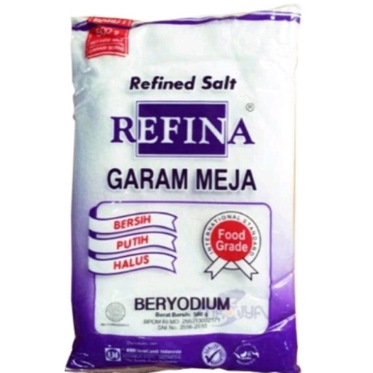 

Garam Refina garam meja 500 gram