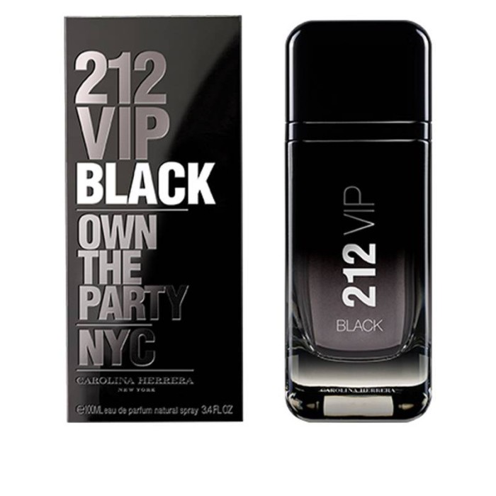 Parfume original C*rolina herrera 212 VIP BLACK MEN 100 ml (No Box)