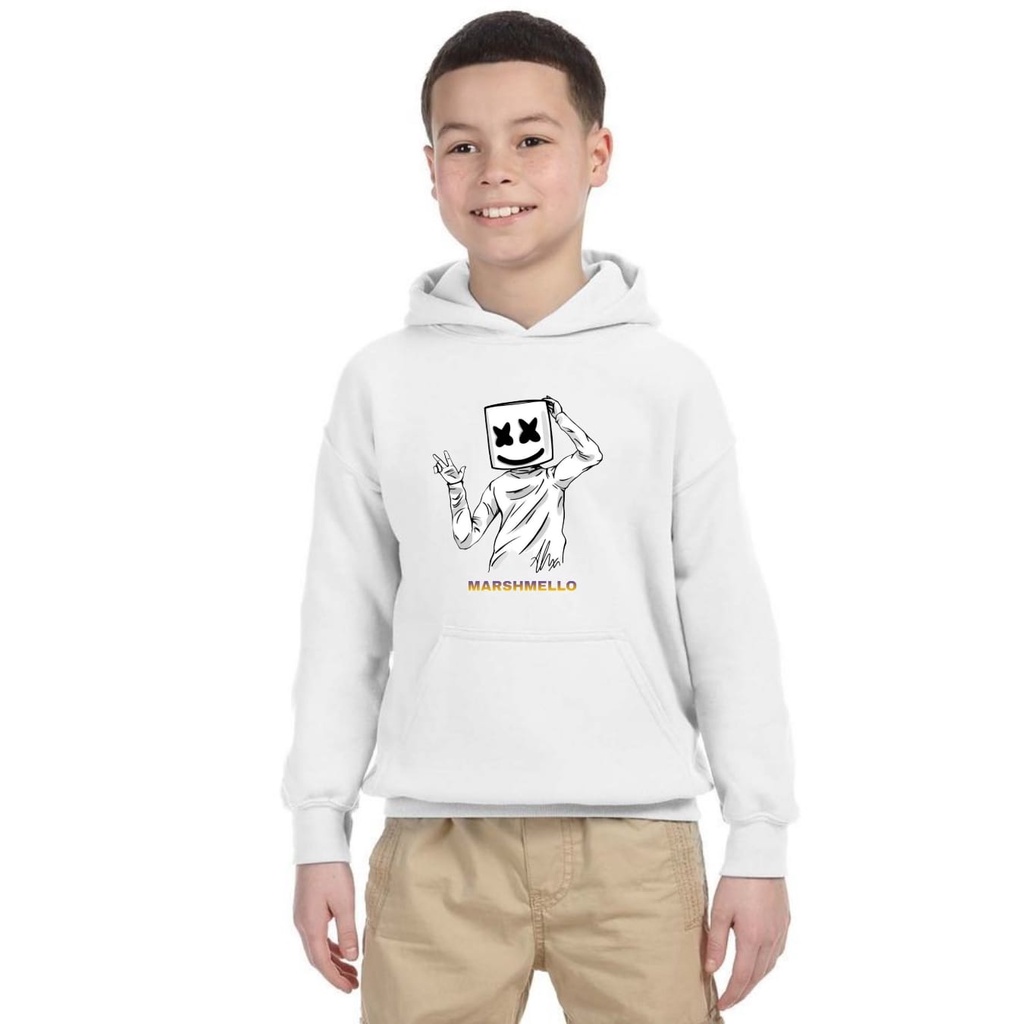 SWEATER JAKET HOODIE BAJU ANAK MARSHMELLO UNTUK ANAK 2-10 TAHUN