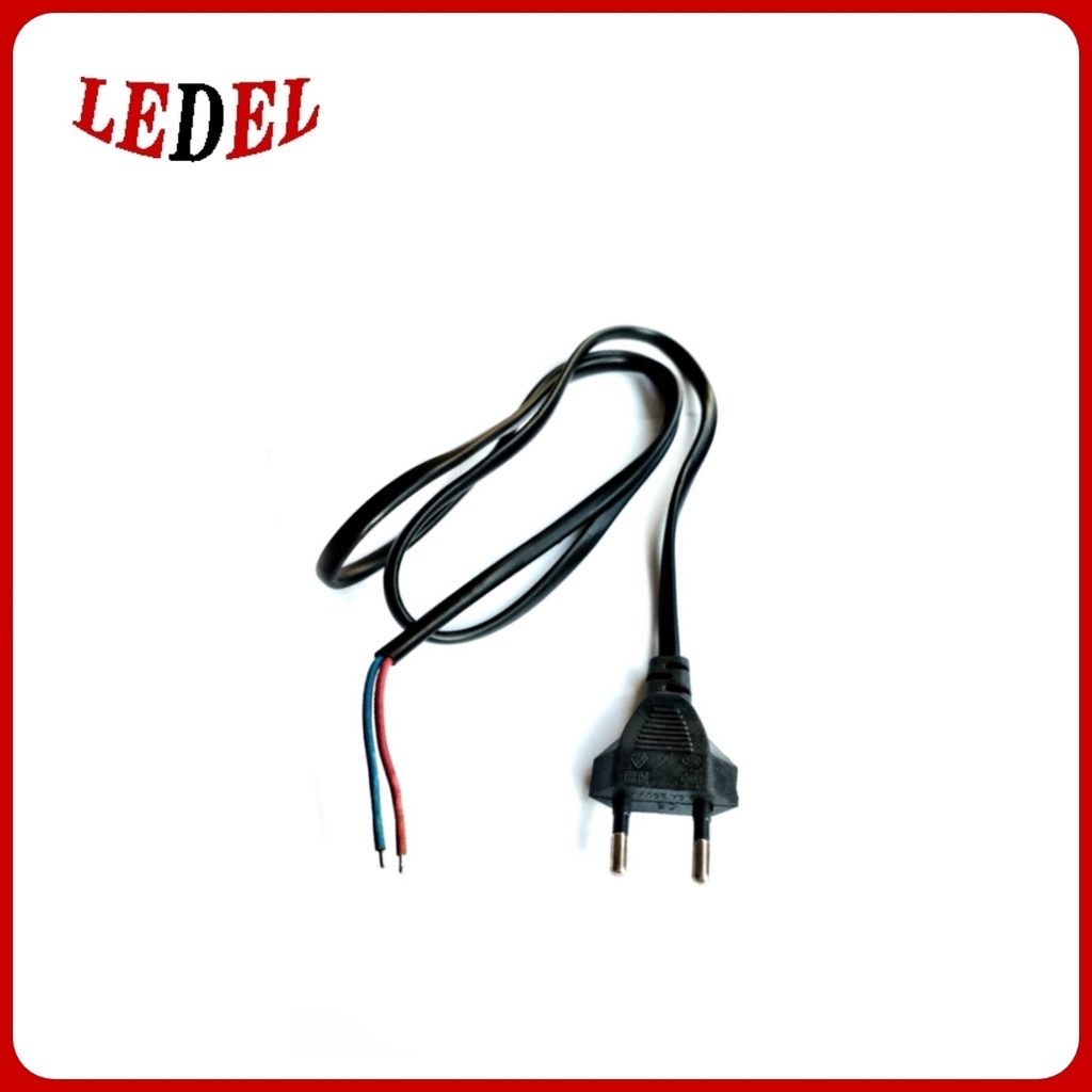 Kabel power AC buntung input AC 220 volt 1 meter | kabel power supply