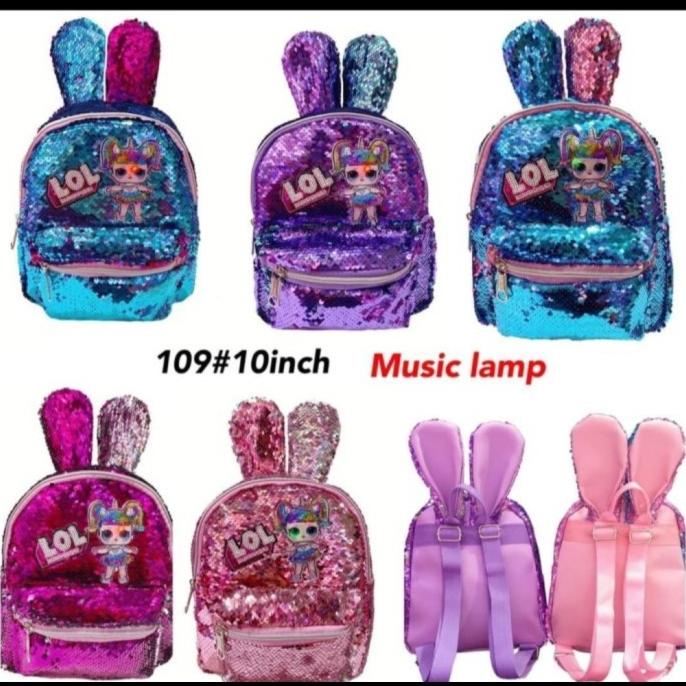 Tas Ransel Anak Karakter Lol Led Import
