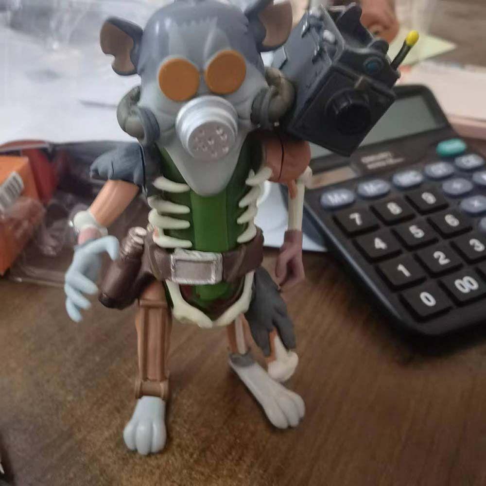 [Elegan] Acar Rick Action Figure Kartun PVC Dekorasi Mobil Rick And Morty Timun Tikus Helm Model Mainan Model Kolekte