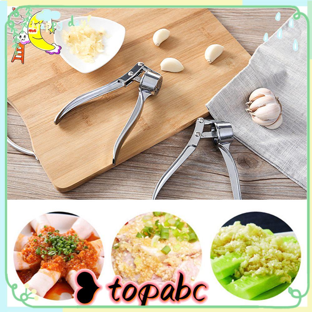 Top Garlic Press Portable Penghalus Bawang Putih Penghalus Mincer Manual Squeeze Corkscrew