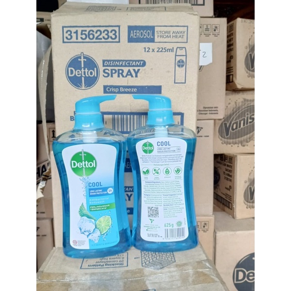 Dettol Bodywash Botol sensitiv dan original 625ml