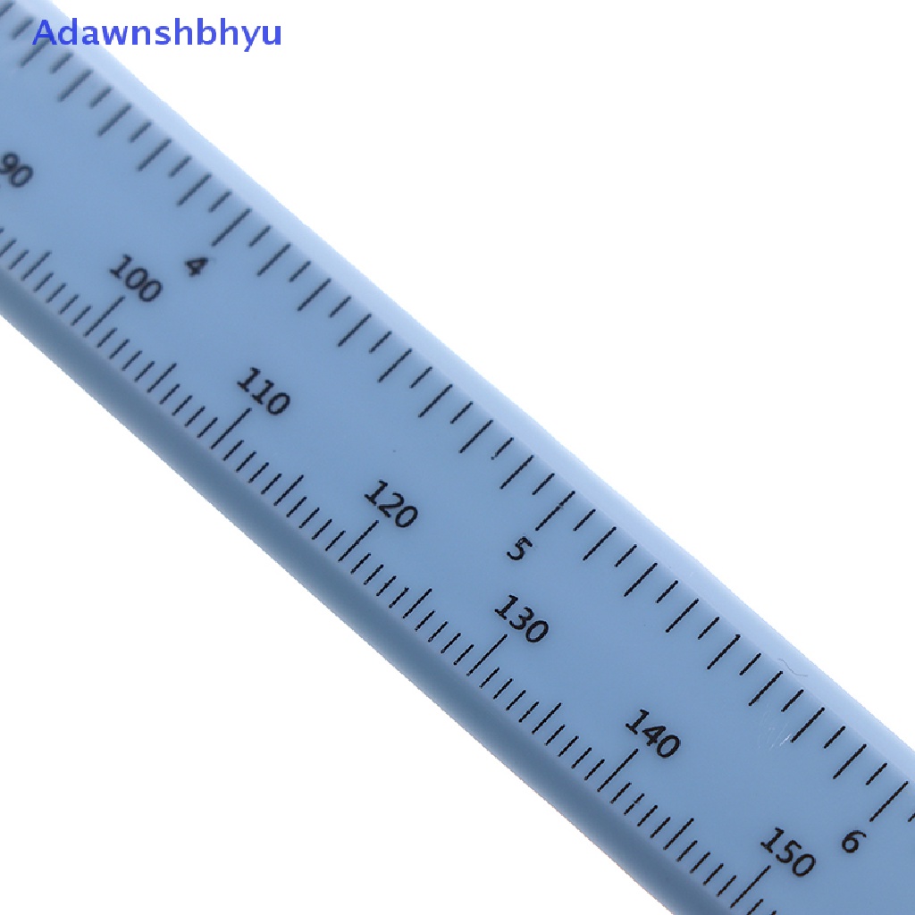 Adhyu 0-150mm double rule scale Plastik Vernier caliper Ukur Siswa Alat Penggaris ID