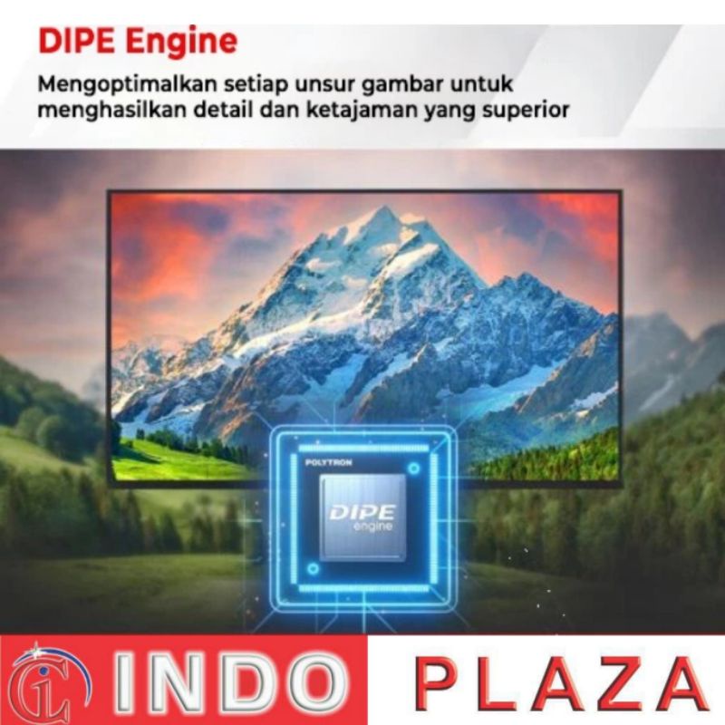 TV POLYTRON 43 INCH SMART ANDROID CINEMAX PLD-43TAG5959 / 9959 (LUAR MEDAN)